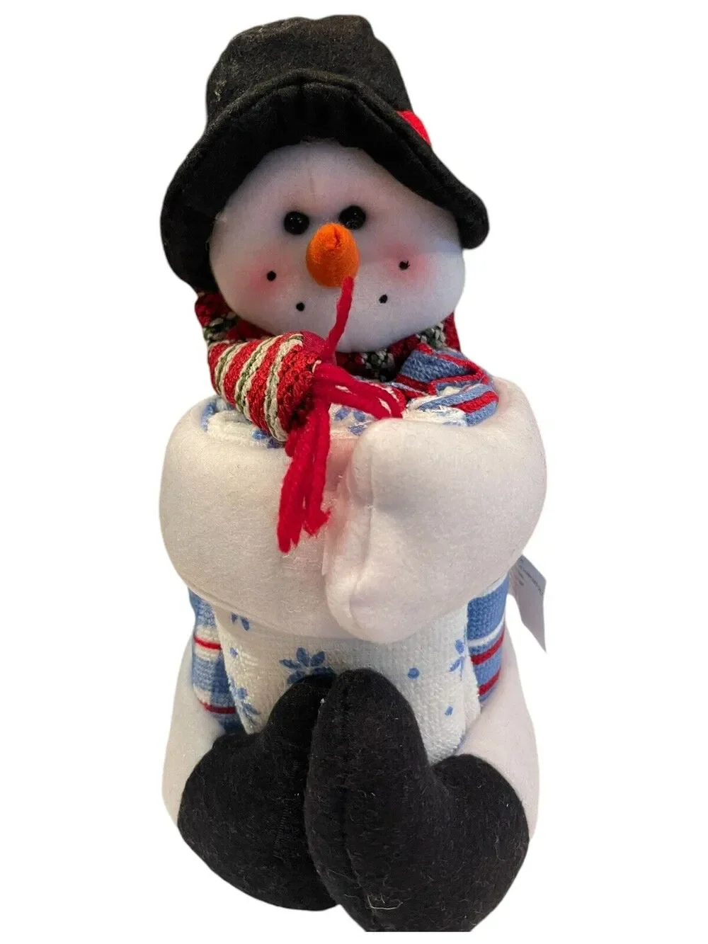 Holiday Snowman and Towel Gift Set NEW OPEN BOX Christmas